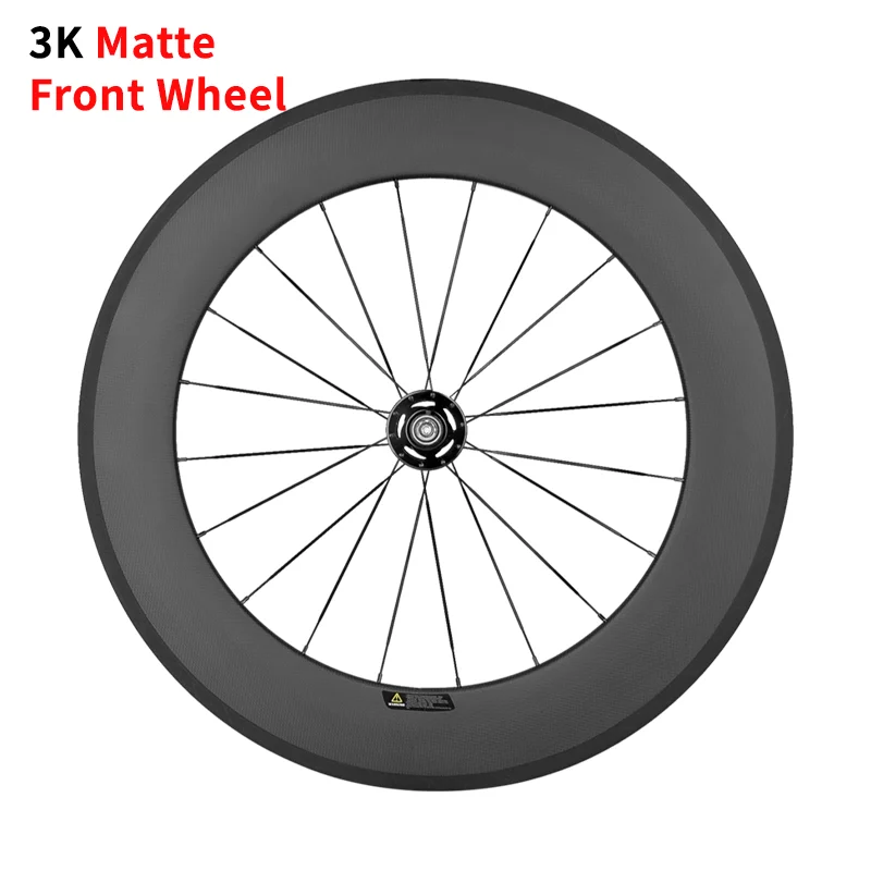 カーボントラック 88mm マット仕上げ クリンチャ リア ホイール固定ギア 新しい 700c 固定ギアカーボンホイールセット 88 ミリメートル