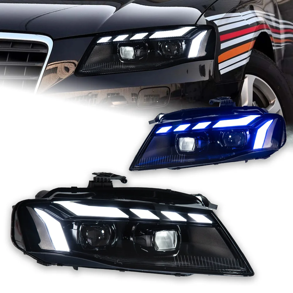 アウディ A4 2009-2012用ヘッドライト 車用品 ヘッドランプ Hella LED