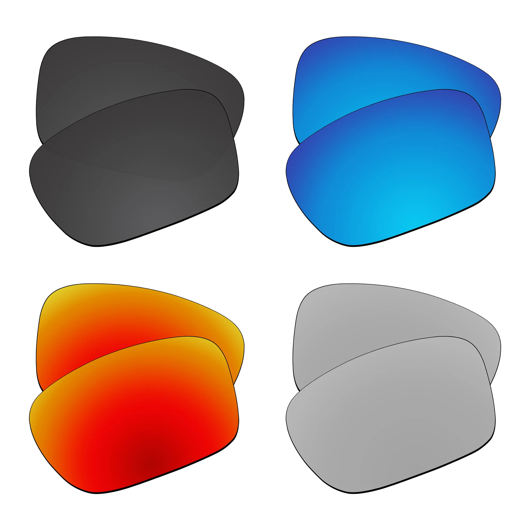 Lenti Di Ricambio Polarizzate Snark Per Occhiali Da Sole Oakley Jupiter Squared Oo9135 (Solo Lenti)-Scelte Multiple