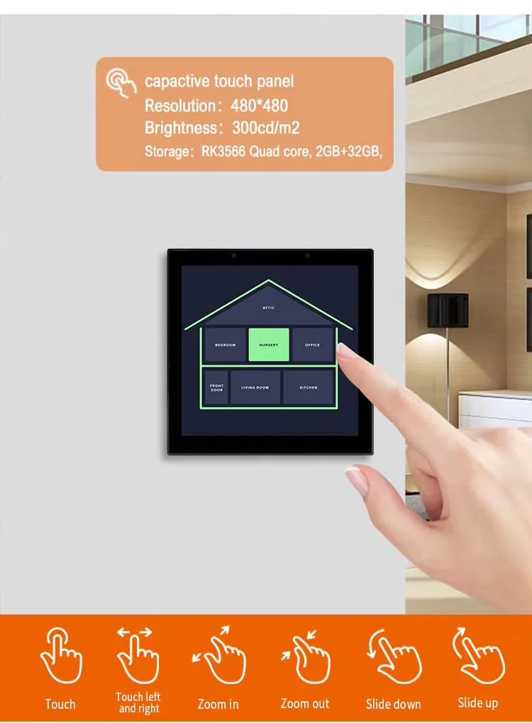 4 inch Android Tablet Smart Home Control Panel Touch Screen with Google Play,Bui