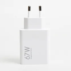 Xiaomi 67W Turbo Fast Charge EU Adapter with 6A USB Type - C Cable (67W EU Chrger Only)