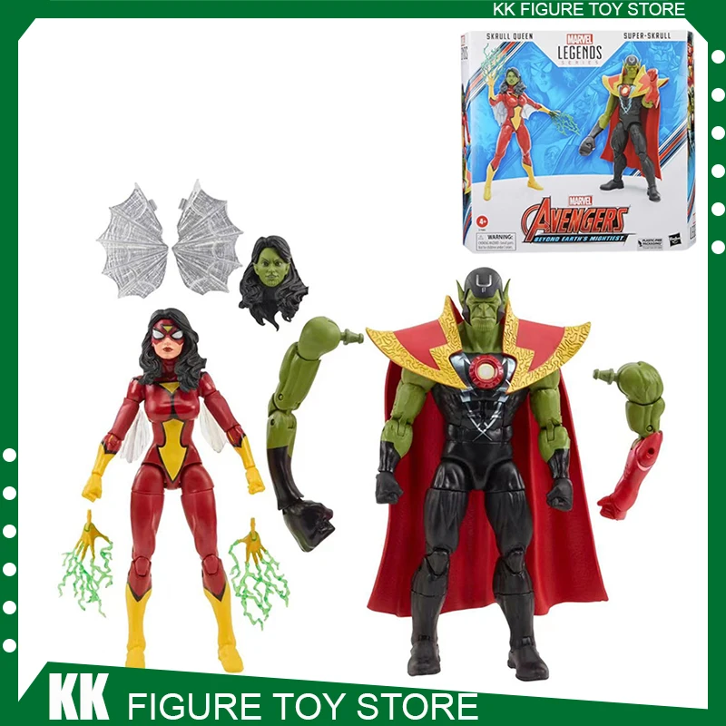 

Marvel Legends Anime Figure Skrull Queen & Super-Skrull Avengers 60th Anniversary Beyond Earth'S Mightiest 2-Pack Action Figure