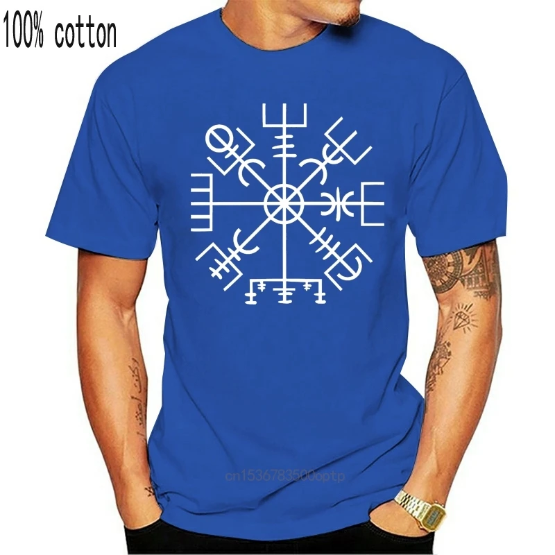 

Men T Shirt Vegvisir Viking Compass Symbol Alternative Clothing Odin Norse God Mythology t-shirt Tshirt Women