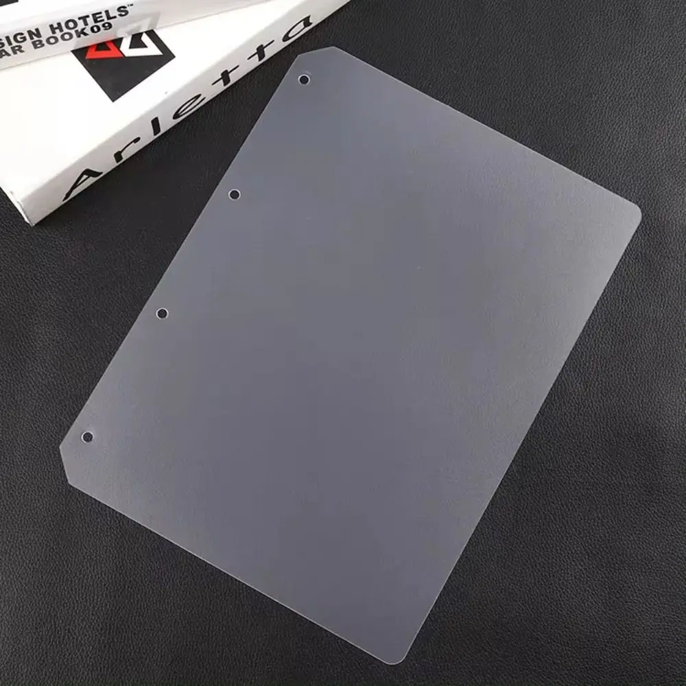 10Pcs A4 A5 A6 A7 루스리프 디바이더 배플 PP 투명 매트 노트북 디바이더 바인더 주최자 문구 액세서리