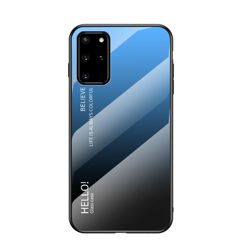 Colorful Gradient Tempered Glass Case Cover