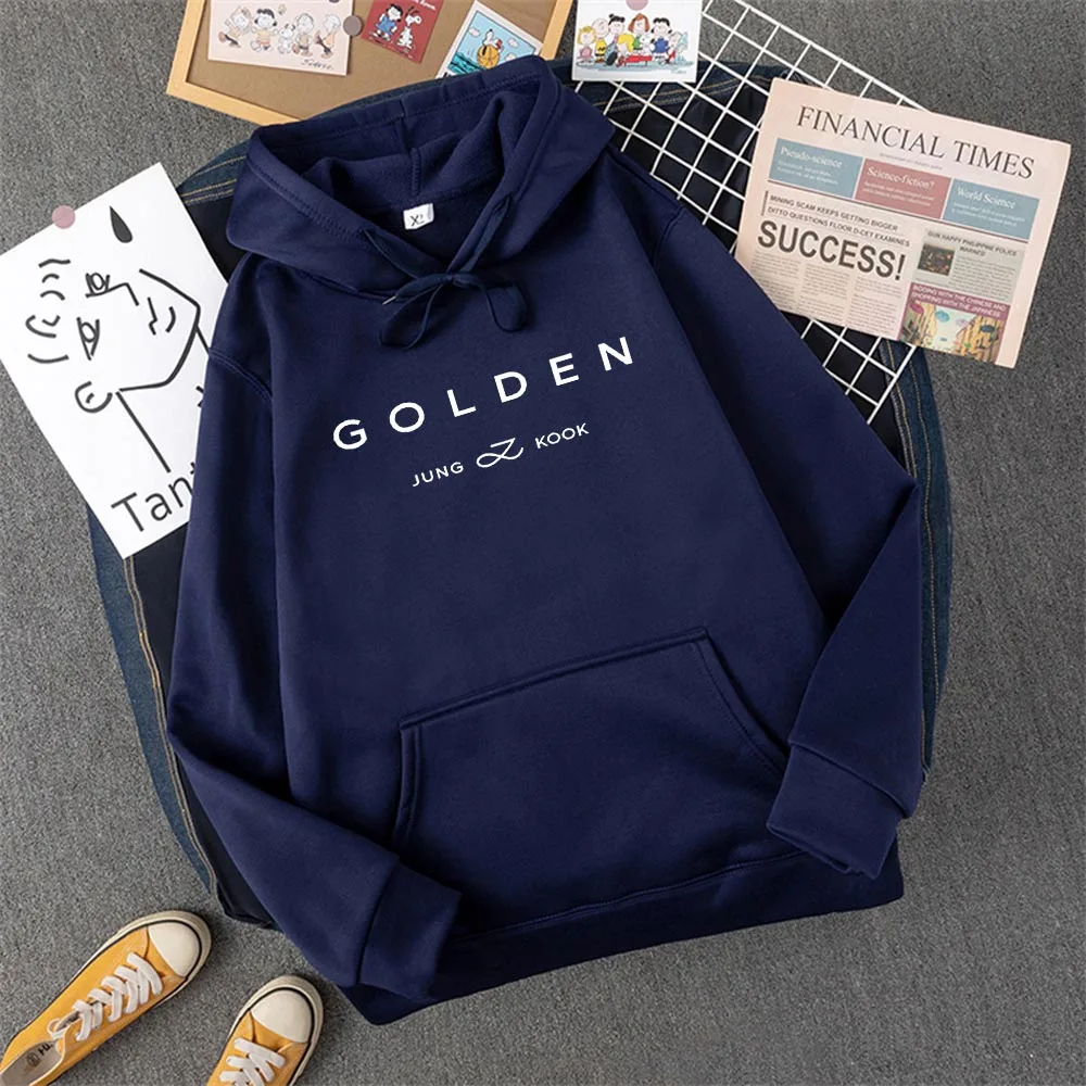 BTS JUNGKOOK GOLDEN フード付きスウェット BTS JUNGKOOK GOLDEN フード付きスウェット BTS Golden Hoodie