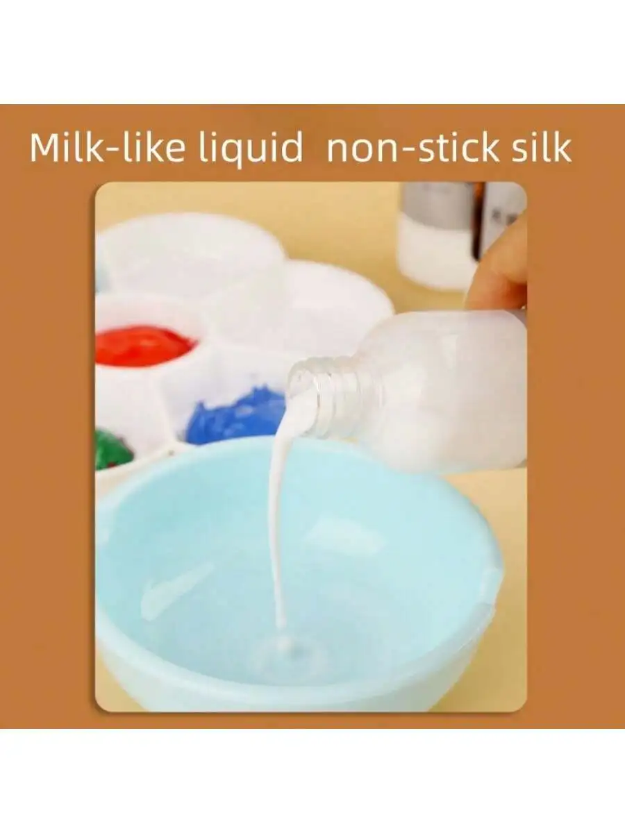 1 bottle /100ml acrylic blend, art supplies Fluid Painting Blend, Gloss acrylic paint thinner 4