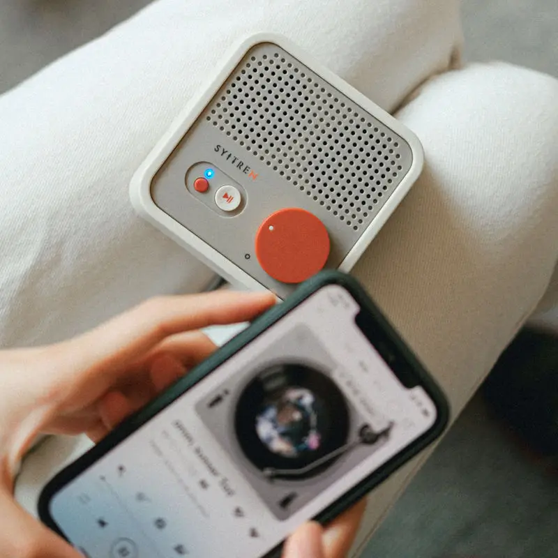 Syitren R300 CD Player Bluetooth 5.3/Mini Bluetooth Speaker N100 Home Portable Wireless Small Audio Built-in Dual Speaker