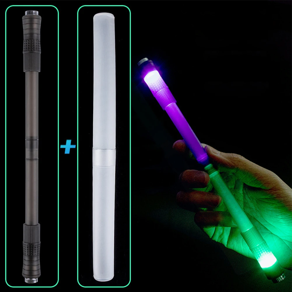Led Spinning Pen Portable Comfortable Grip For Students Penspinning With Light Colorful Pressure Relief Boys Girls Birthday Gift multifunction pen