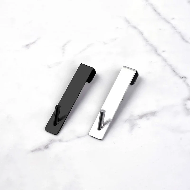 Stainless Steel Over Glass Door Shower Door Back Shower Towel Rack S-Shape Bathroom Bathrobe Hanger Holder Hooks