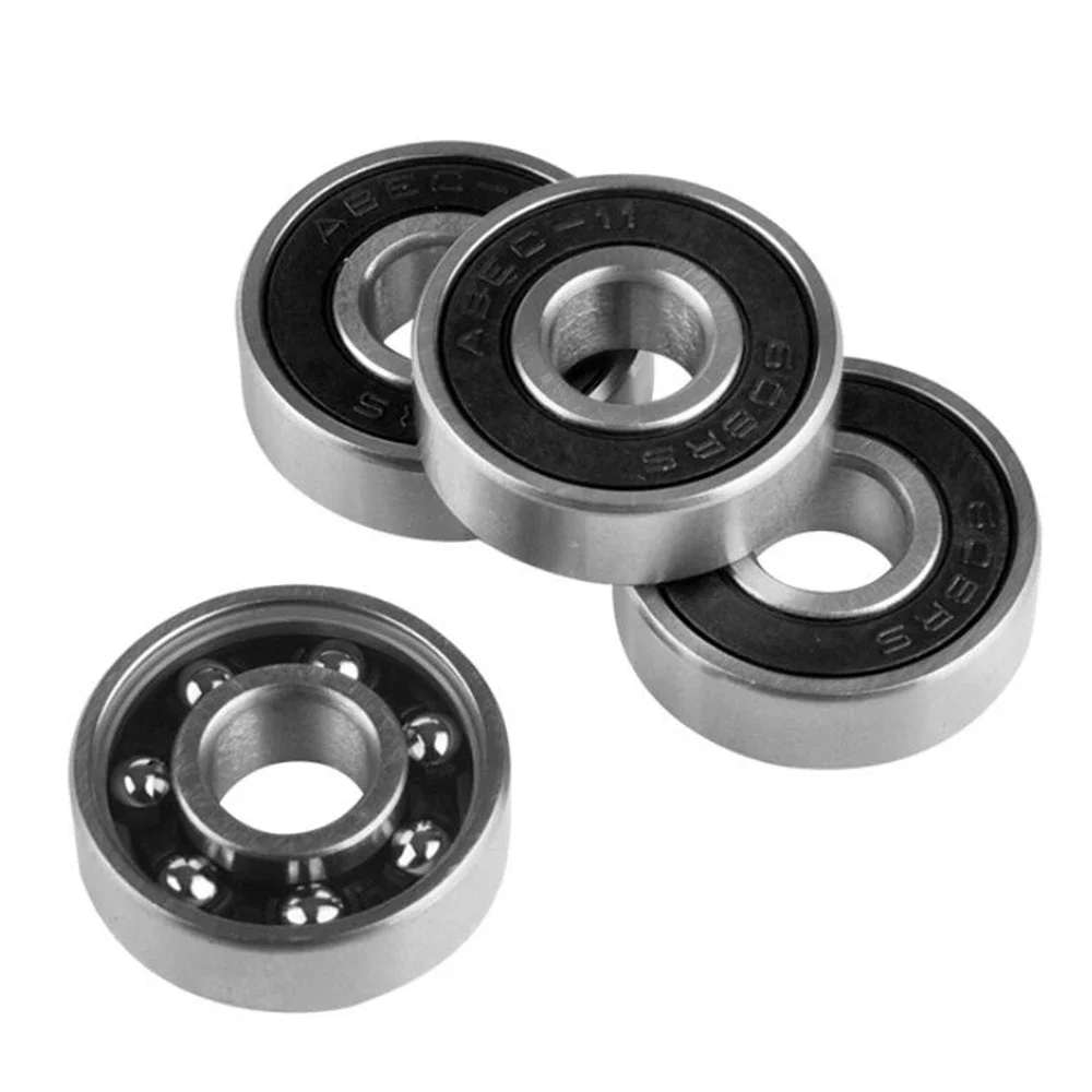 Skateboard Bearings Roller Skates Wheels 8Pcs ABEC-11 Roller Skate Wheel Bearings for Skateboard Scooter