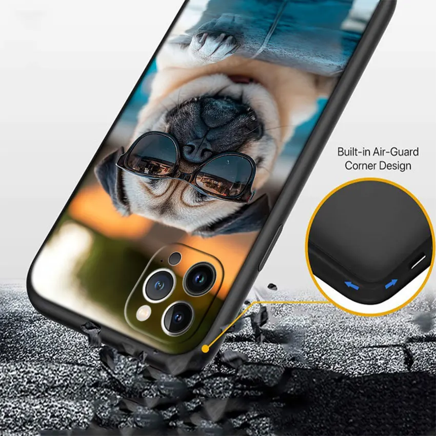 Pug Dog Design Phone Case - Durable and Stylish Protection