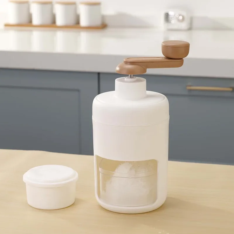 

Home Shaved Ice Machine Manual Crusher DIY Cream Maker Tools Hand-shake Sand Hail Ice Breaker To Make Sand