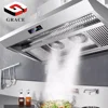 Grace Restaurant Kitchen Appliance Range Hood Stainless Steel Customized Kitchen Island Extractor BBQ Hoods 1
