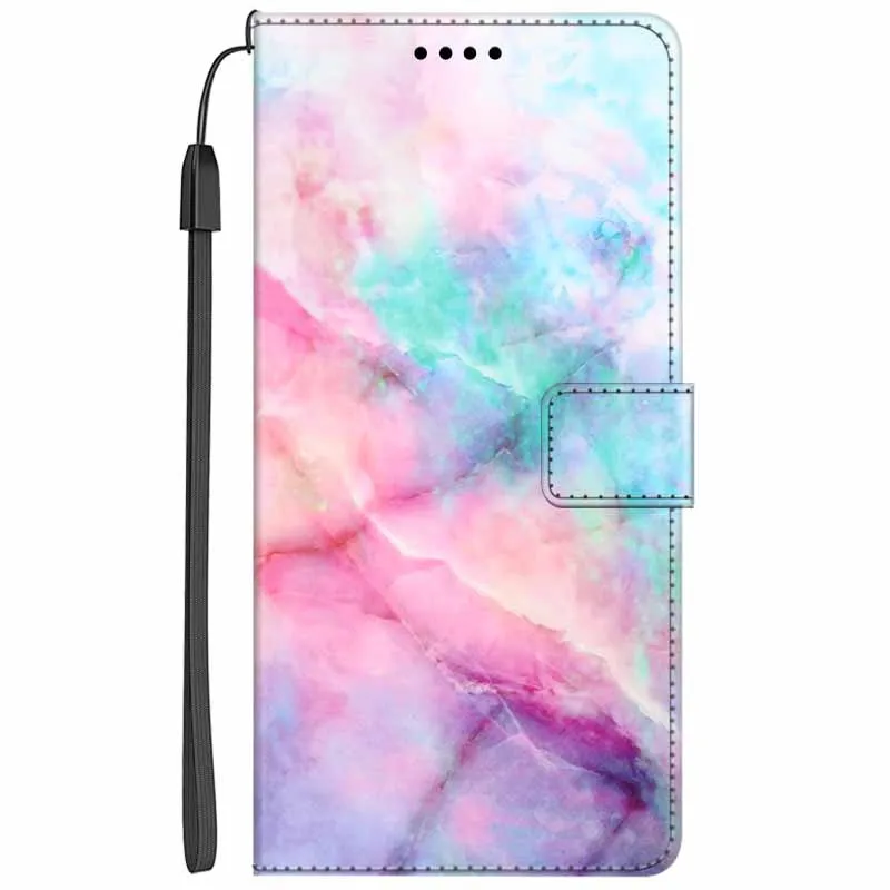 cute samsung phone case Marble Wallet Case For Samsung Galaxy A30 A50 A70 A30S A50S A51 A71 5G A10 A10S Phone Cover Leather Flip Stand Margnetic Card samsung flip phone cute Cases For Samsung