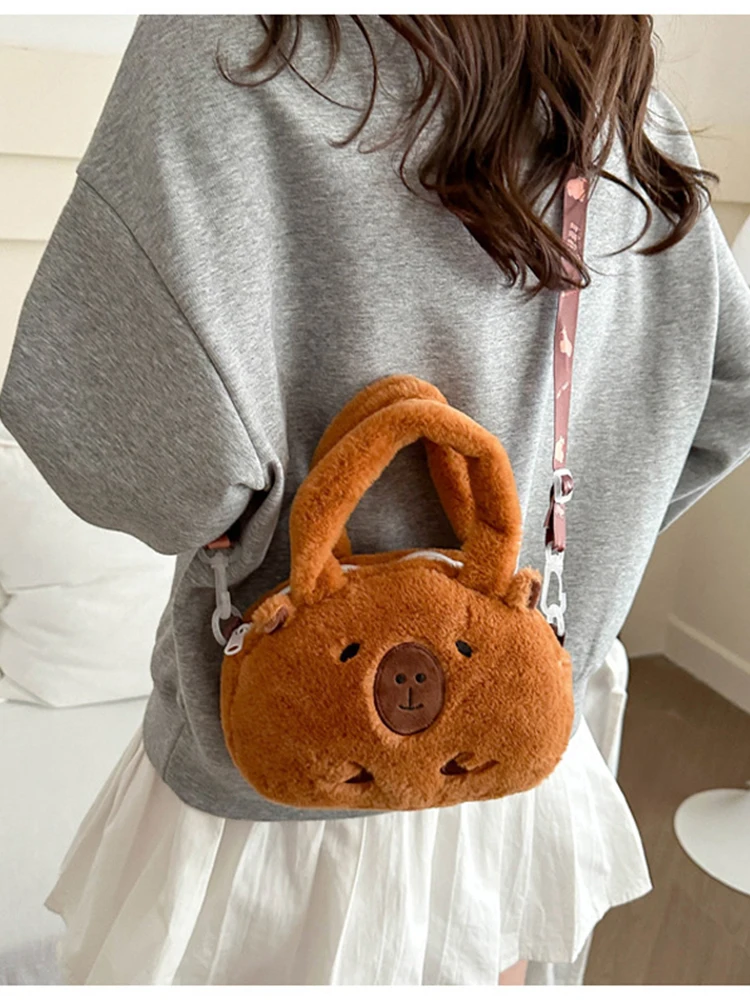 Dolphin plush backpack crossbody bag women handbags Capybara
