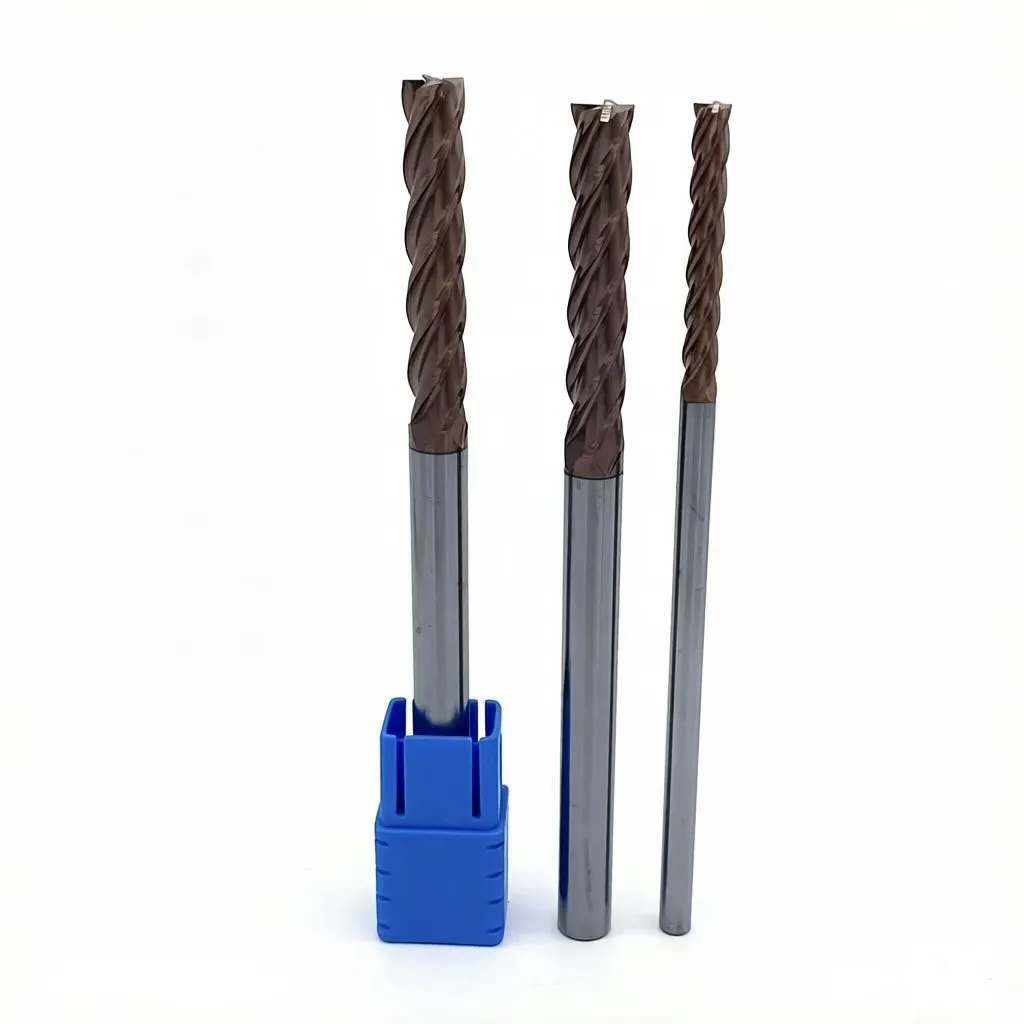 Long Reach Carbide End Mill – D6mm Shank 4/6mm Shank Options, 75–250mm Length CNC Milling Cutter for Deep Machining & Metal Cutting 2