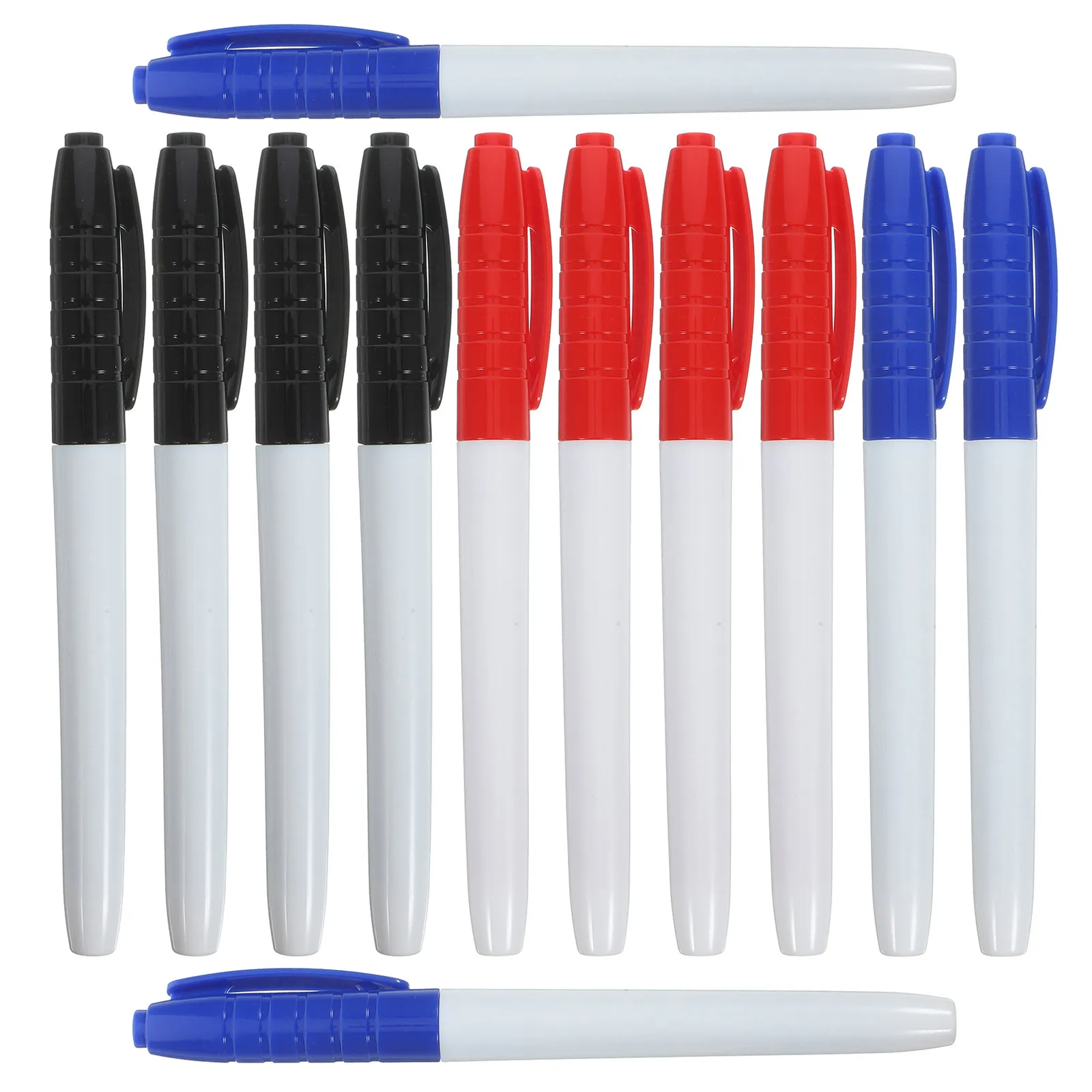 12Pcs 파인 팁 컬러 화이트 보드 마커 05Mm 울트라 파인 팁 교실 사무실 홈 유리 보드 용 지울 수있는 건식 지우기 펜