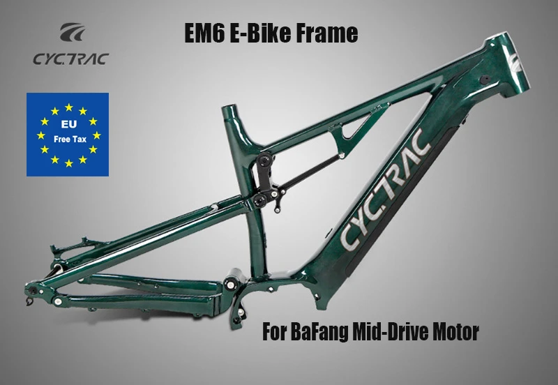 E Bike Frameset Twitter EM6 E mtb Frame 29er Electric Mid Drive Soft