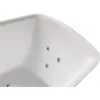 Whirlpool Bathtub with Hydraulic Massage Vortex Jet and Adjustable Bubble Injection System, Handheld Shower, Center Drainage 6