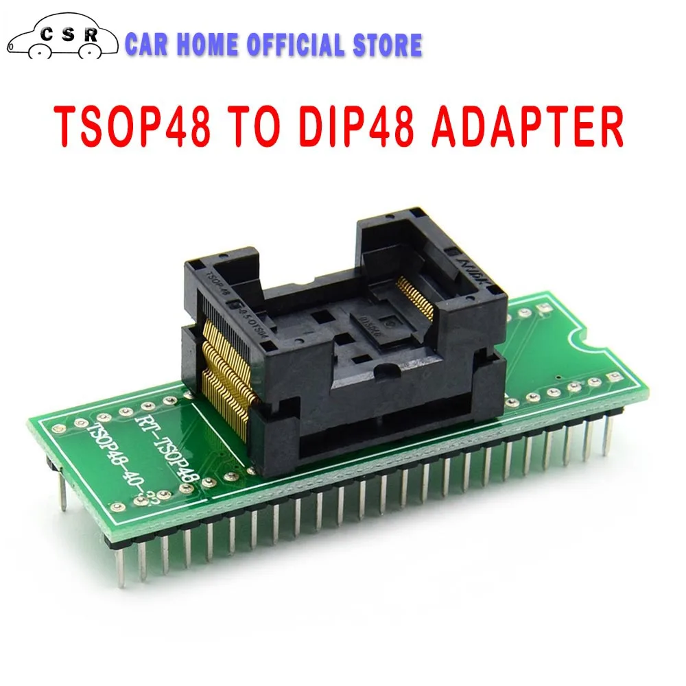

TSOP48 to DIP48 Adapter TSOP48 Socket for RT809F RT809H & for XELTEK USB Caculator Programmer