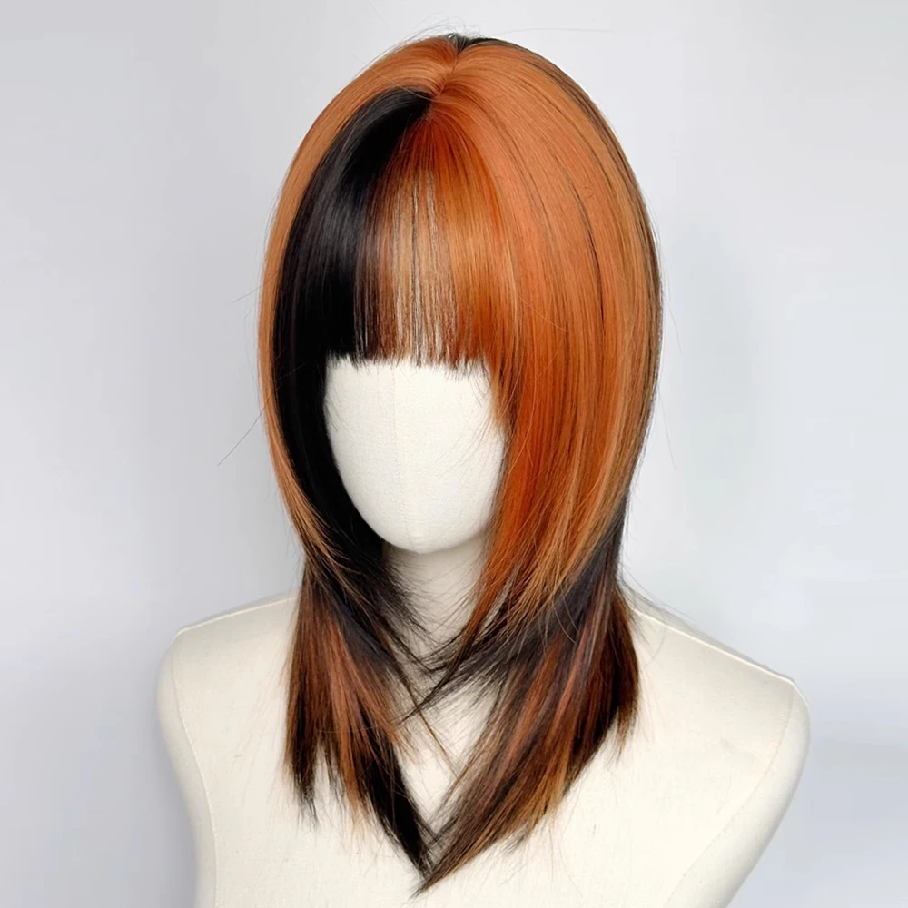 Рисунок 5 - Синтетический короткий прямой парик с эффектом омбре