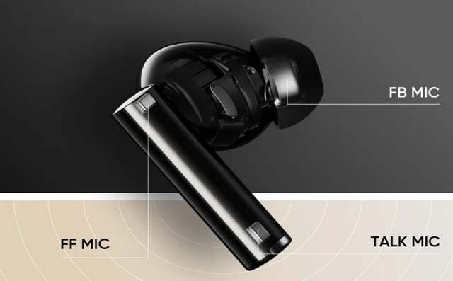 realme Buds Air 5 Pro True Wireless Earphone 50dB Cancelación activa de  ruido LDAC Bluetooth 5.3 Auriculares inalámbricos - (Negro), RMA2021 :  Electrónica 