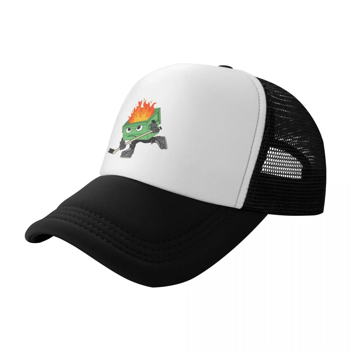 

Dumpster Fire Baseball Cap Rave Anime Fishing cap Rugby Women's Men's