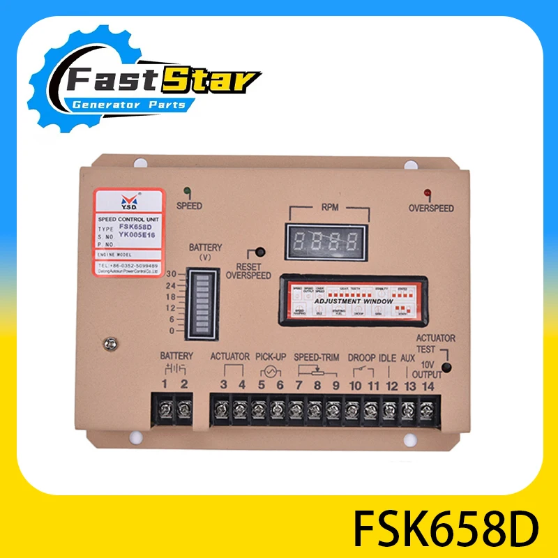 KitXeonFSK658DCloudSidaSpeedControlBoardDieselGeneratorSpeed