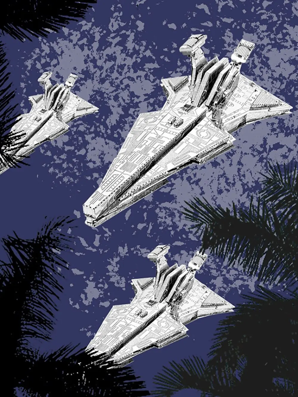 Close-up of precision laser cut metal edges