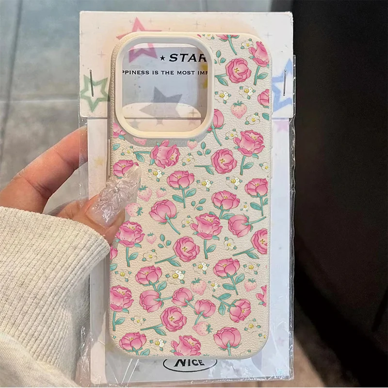 Artistic Oil Painting Flower Silicone Phone Case