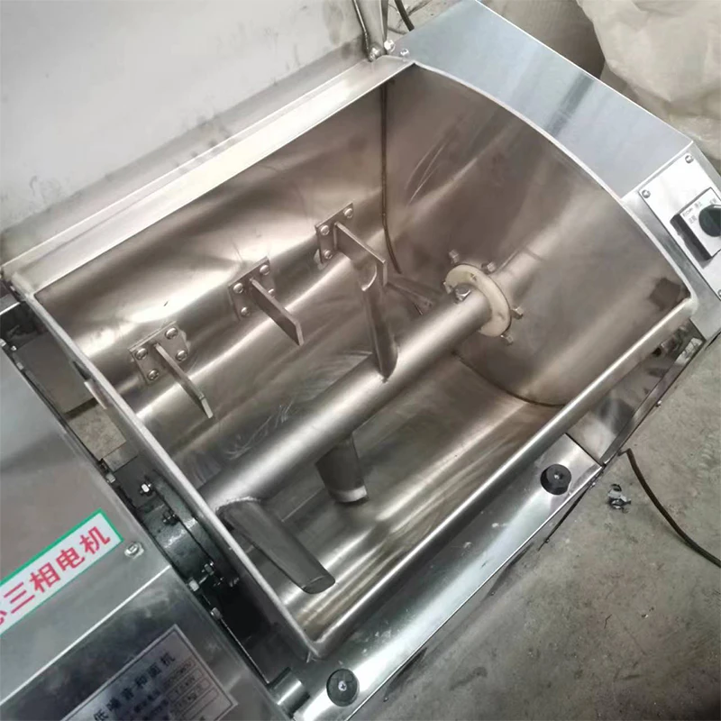 Fully Automatic Commercial Stainless Steel Noodle Mixer 25KG/15KG Large Capacity Noodle Mixer 250KG/H