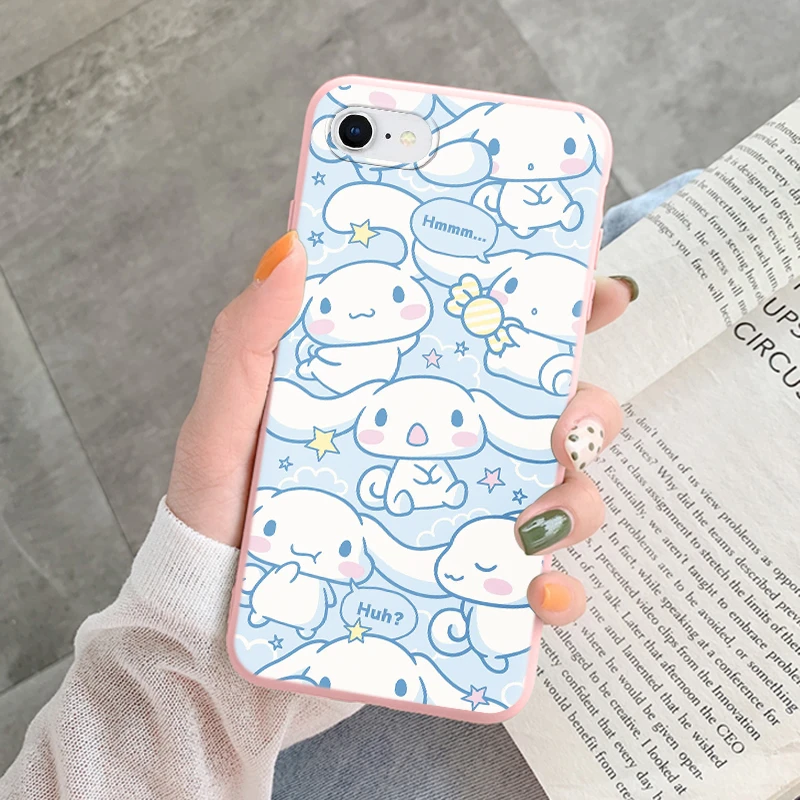 thumbnail image 1 of Funda bonita de Anime para iPhone 7 8 Plus SE 2020, funda de silicona suave a prueba de golpes para iphone 7Plus 8 +, funda Kuromi Rabbit, 1 of 5
