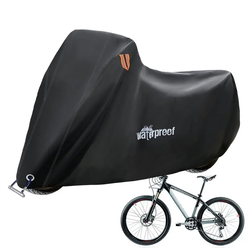 

Водонепроницаемый чехол для велосипеда, чехол для хранения, водонепроницаемый чехол для велосипеда с отверстиями для замка, аксессуары от дождя