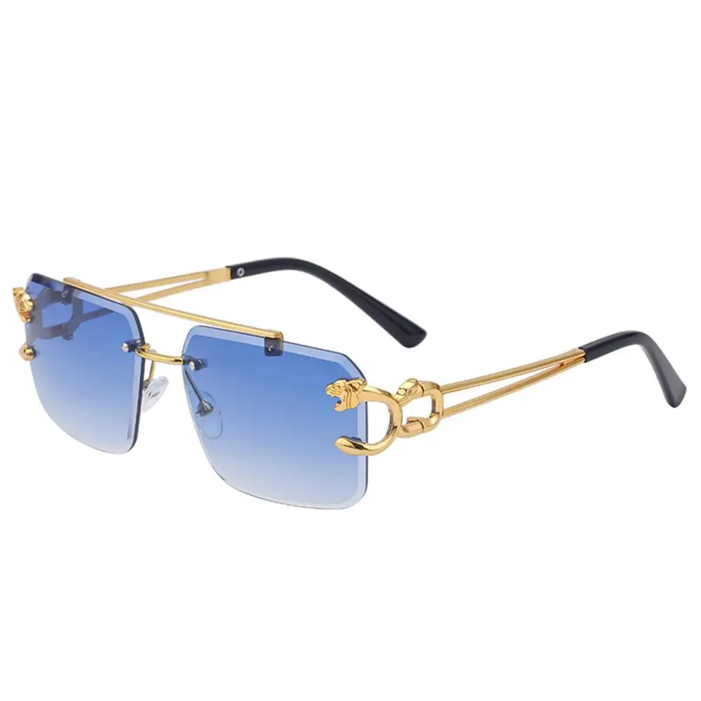 Frameless ۶  UV400 Ȱ ġŸ    ۶  ݼ Steampunk Sun Glasses