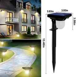 Solar Powered Outdoor Garden Wall Lamp | Waterproof Motion Sensor Pathway and Landscape Light - 1PC (Solar lawn lamp)
