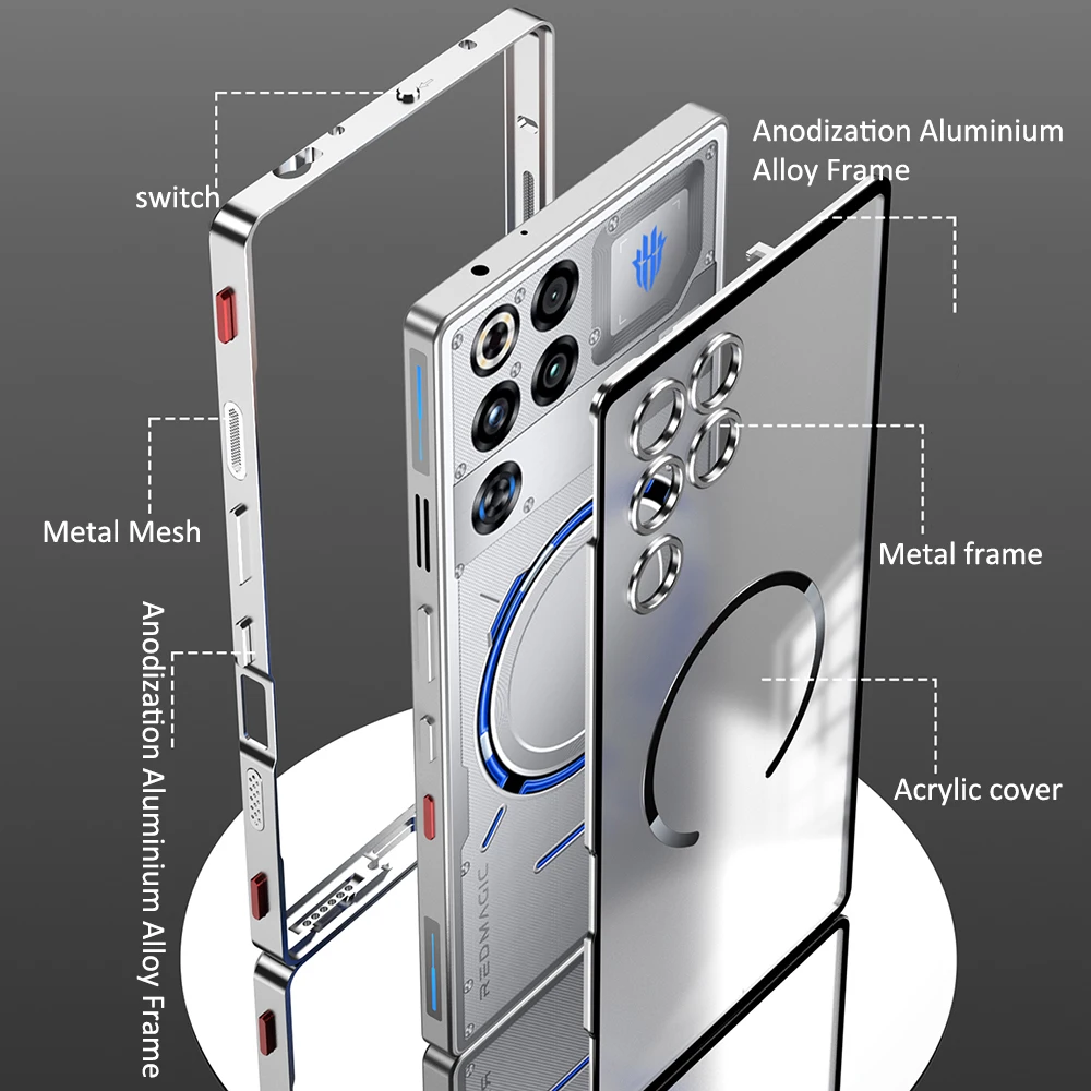 Aluminium Alloy Frame Bumper with Acrylic Back Case