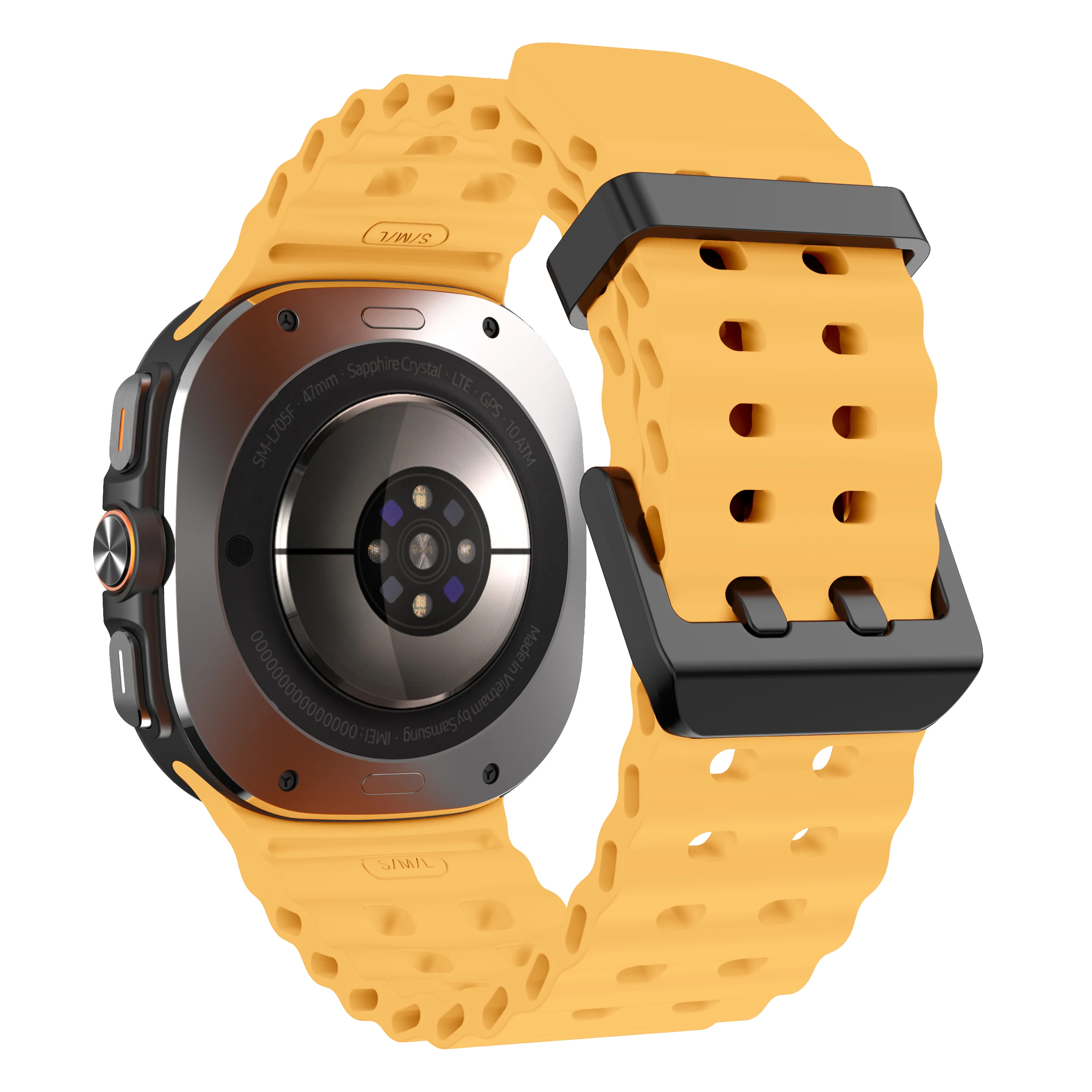 Ocean Sports Silicone Watchband - Ultra Durable Marine Strap
