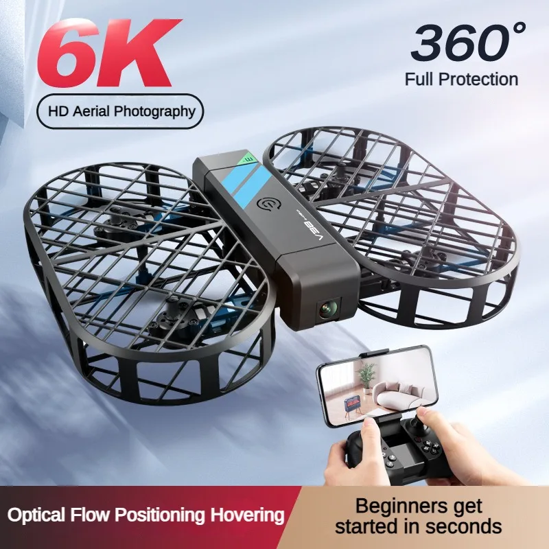 Mini Quadcopter V38 mini Drone With Wide Angle HD 4K Camera Remote Control Height Hold Wifi Four Axis FPV RC Foldable Quadcopter Dron Toys Gift