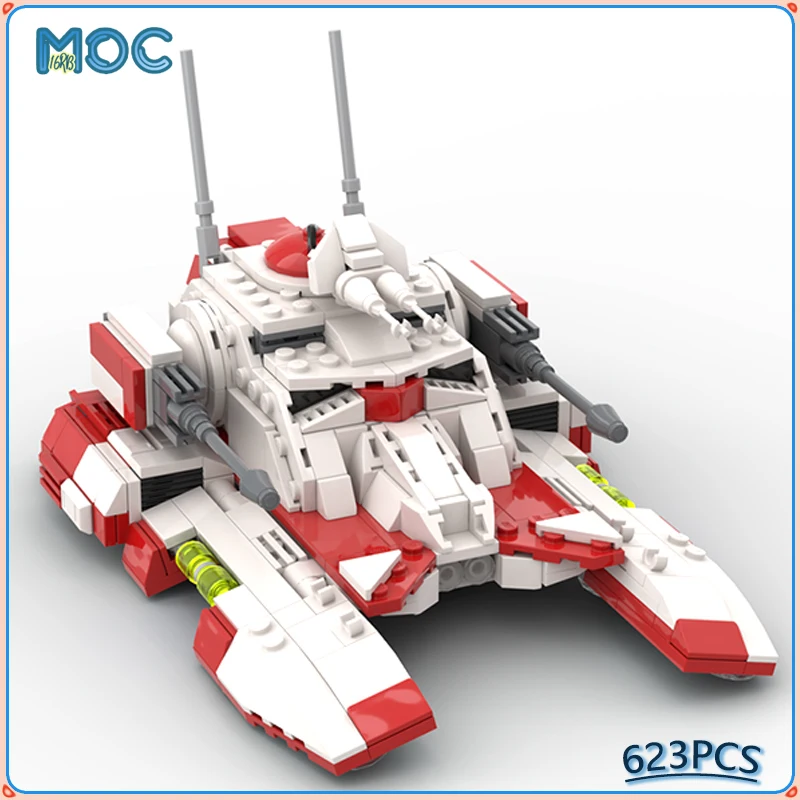 MOC Baustein-Set TX-130 Legends DIY Montage-Bausteine Starfighter Flugzeug-Kollektion Kreative Ausstellungsmodelle Geschenke 623 Teile – Detail 1