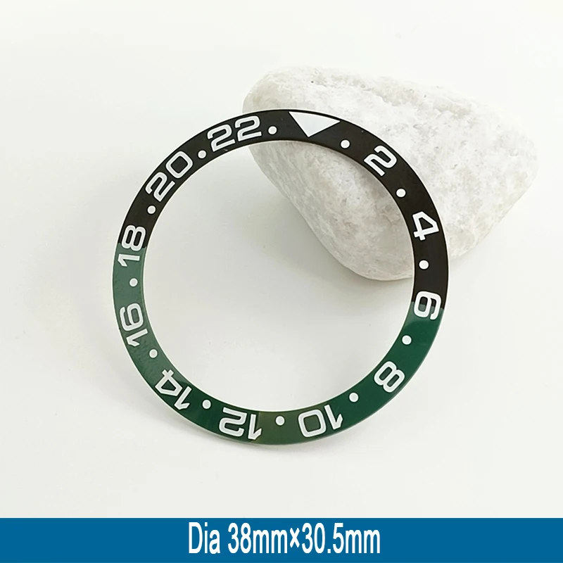 38 mm x 30,5 mm schräger Keramik-Lünetteneinsatz, passend für SKX007 SKX009 SRPD GMT SUB Uhrengehäuse, Herrenuhr-Ring-Teile, Nachrüstung – Detail 8