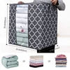 Clothes Quilt Storage Bag Moisture-Proof Dustproof Storages Non-Woven Quilt Organizes Mobile Clothes Bed Bottom 1