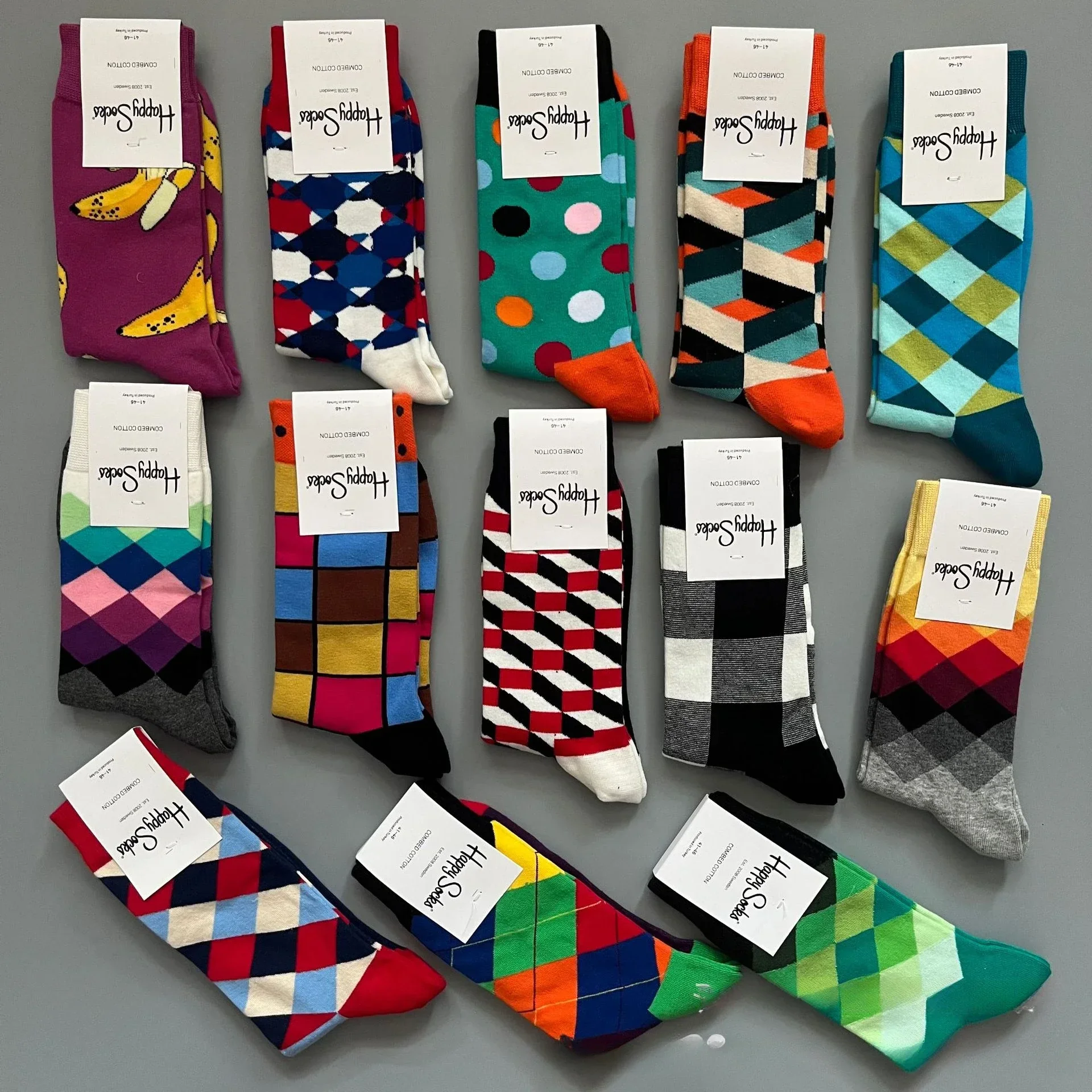 Chaussettes classiques homme coton doux taille 10-13 confort pêche journée entière