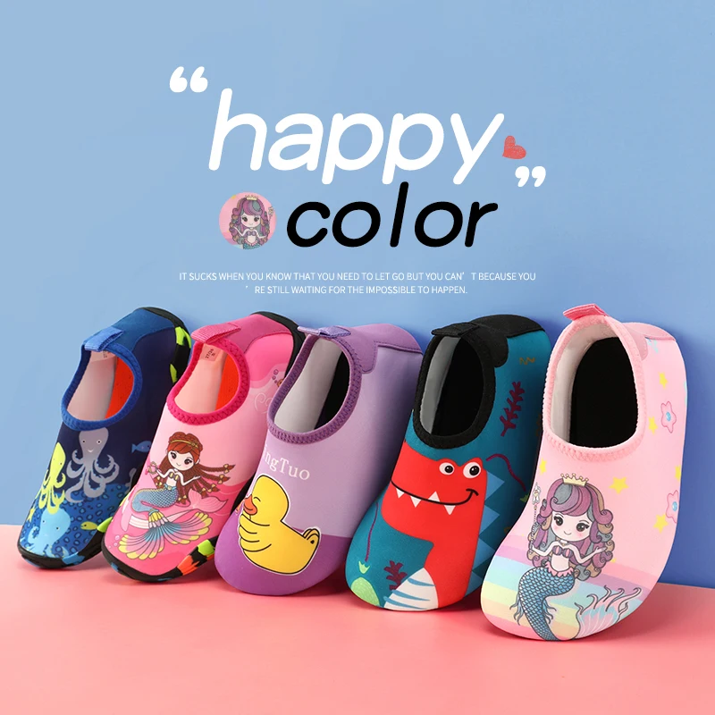 Water Shoes for Kids Girls Boys Swimming Shoes Cartoon Summer Aqua Beach Seaside Sneaker Kids Home water shoes,aqua shoes