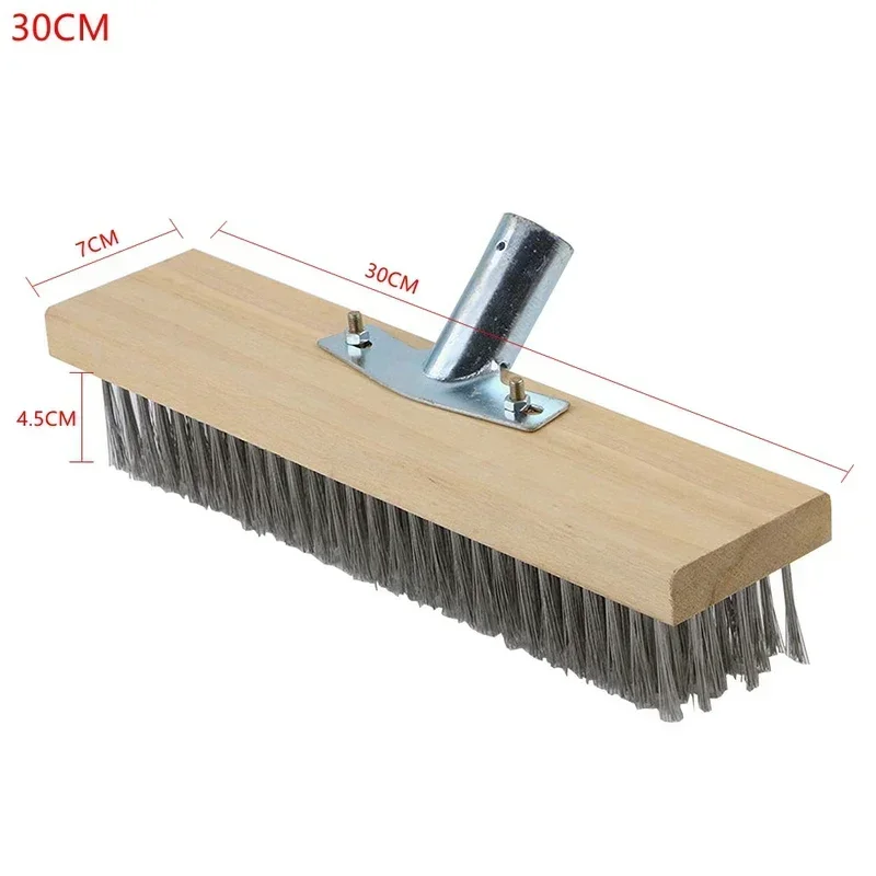 

Чистящая Щетка, стальная щетка для подметания Моха, метла из искусственной проволоки, кухонные инструменты из нержавеющей стали для пола