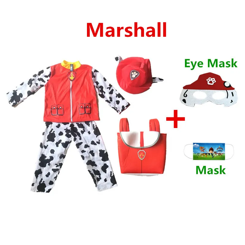 superhero cosplay costume kids cosplay costume Purim New Year Patrulla de garras cosplay costume kids boys Rocky Marshall Chase Skye Zuma Rubble party dresses clothing