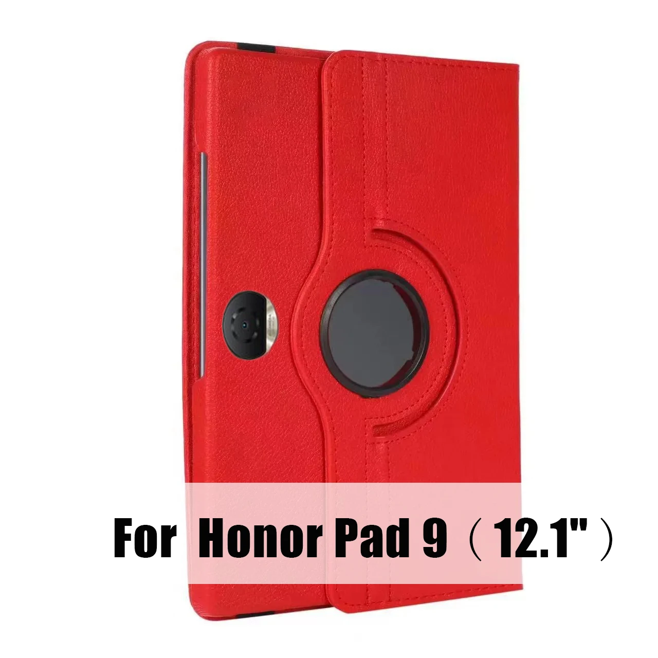 Premium PU Leather Rotating Stand Cover with Sleep Wake Function