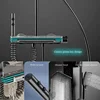 Luxury Piano Digital Bathroom Shower Set 12 Inch Rainfall Shower Head Hot Cold Bathroom Faucets Thermostatic Piano Shower System 3