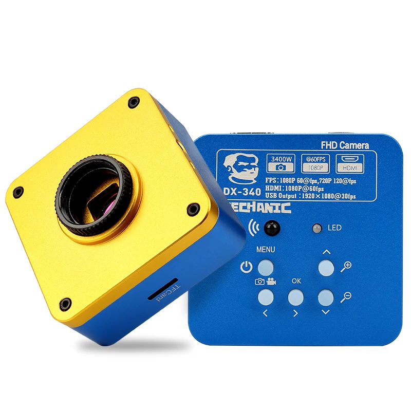 

MECHANIC DX-340 34 миллиона промышленных камер высокого разрешения HDMI совместимая микроскопическая камера USB камера высокого разрешения