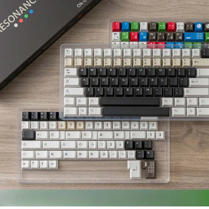 PBTfans Resonance R2 Keycaps Custom PBT Cherry Profile Keyboard